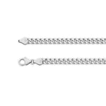 18ct White Gold - Miami Cuban Link - Bracelet Chain