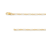 14ct Gold Filled - Figaro Cable - Necklace Chain