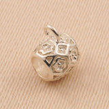 925 Sterling Silver Floral - Filigree Bail