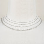 9ct White Gold - Oval Belcher - Necklace Chain