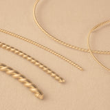 9ct Yellow Gold - Twisted Wire