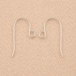 18ct White Gold - Ball Tip Ear Hooks