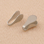 9ct White Gold - Flat End Cap