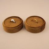 Caramel Brown - Round Earring Box