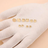 9ct Yellow Gold - Disc Butterflies