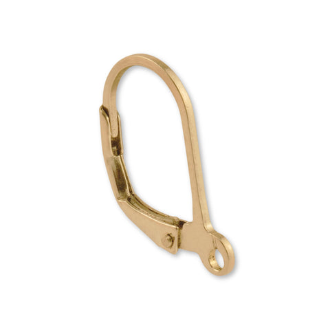 9ct Yellow Gold - Continental Clips with Loop