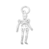 940 Argentium Silver - Articulating Skeleton Charm