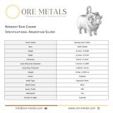 940 Argentium Silver - Boreray Ram Charm