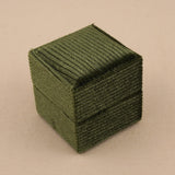 Olive Green - Square Necklace Box