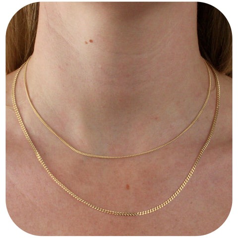 9ct Yellow Gold - Cuban Link - Necklace Chain