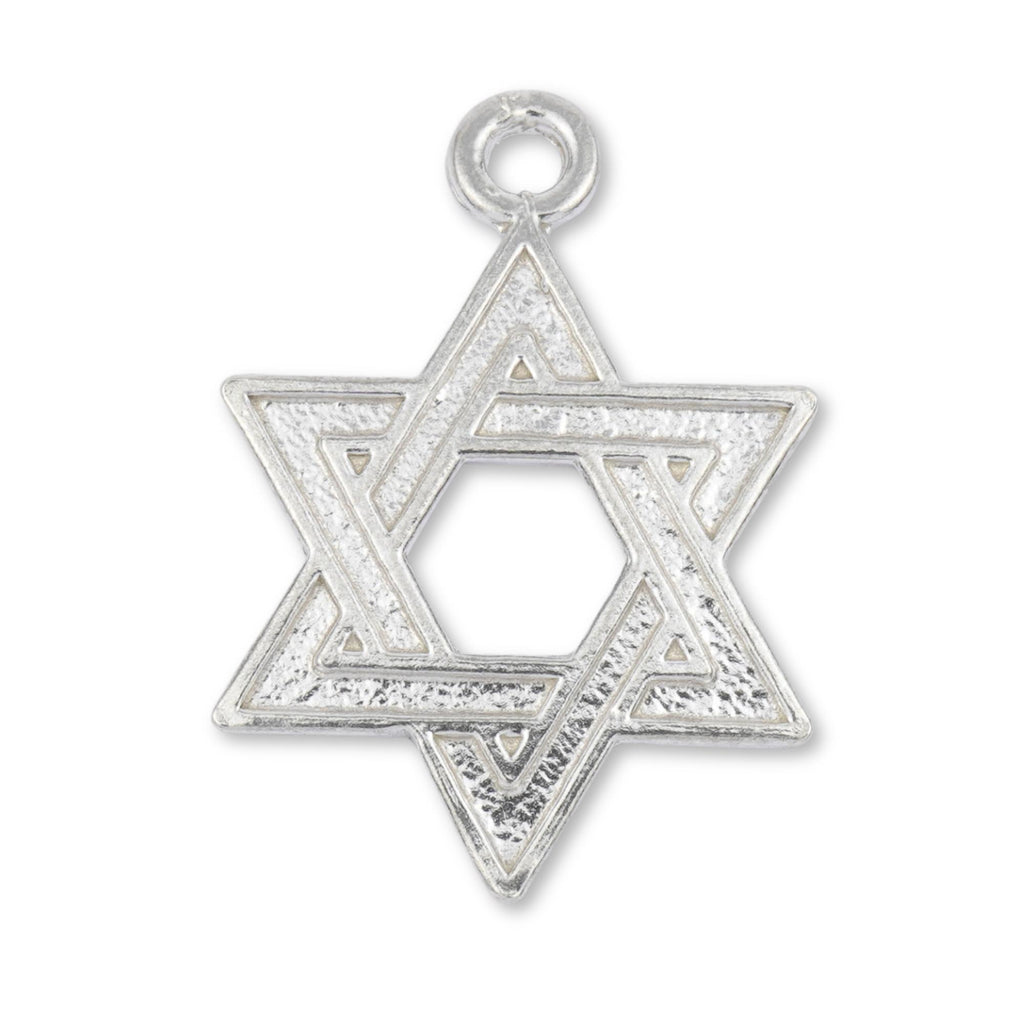 925 Sterling Silver - Heritage Star of David Charm