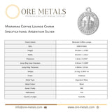 940 Argentium Silver - Miramare Coffee Lounge Charm