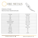 940 Argentium Silver - Cornicello Charm