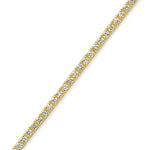 9ct Yellow Gold - 2ct VS+ Diamond - Tennis Bracelet