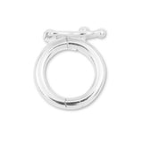925 Sterling Silver - Safety Circle Clasp