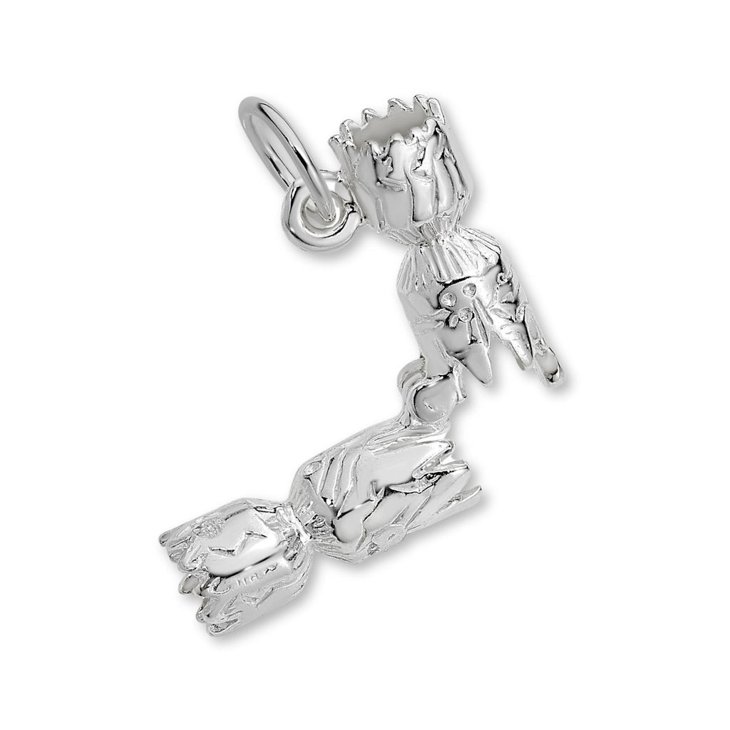18ct White Gold - Christmas Bon Bon Charm