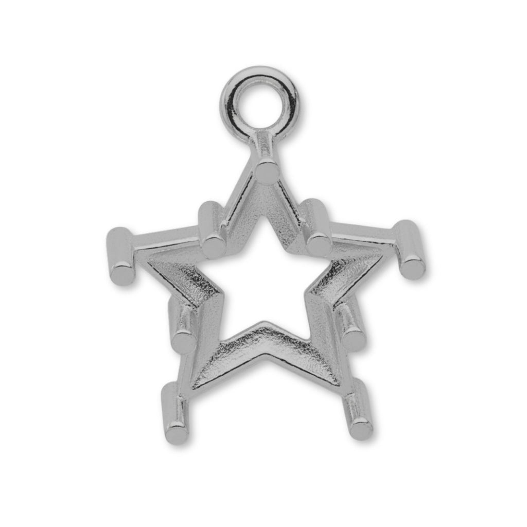 950 Platinum - Star Prong Setting