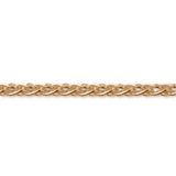 9-karätiges Gelbgold – Weizen – Halskette