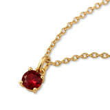 9ct Yellow Gold | Garnet - January Birthstone Bracelet