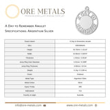 940 Argentium Silver - A Day to Remember Charm