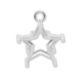 925 Sterling Silver - Star Prong Setting