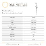 940 Argentium Silver - Kris Sword Charm