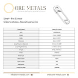 940 Argentium Silver - Safety Pin Charm