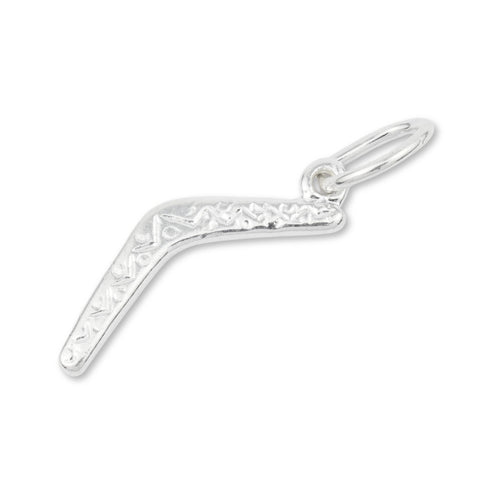925 Sterling Silver - Classic Boomerang Charm