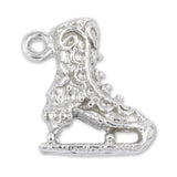 940 Argentium Silver - Snow Skate Boot Charm
