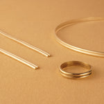 925 Sterling Silver - Double Half Round Wire