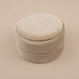 Cream - Round Earring Box