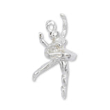 940 Argentium Silver - Ballet Dancer Charm