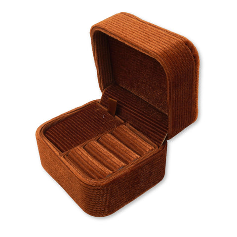 Orange Amber - Jewellery Travel Box