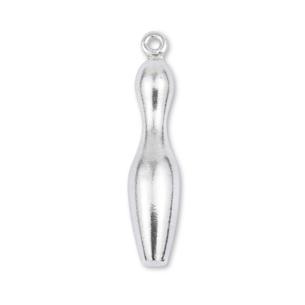 940 Argentium Silver - Bowling Pin Charm