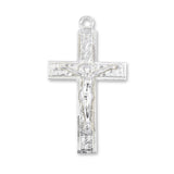 999 Pure Silver - Jesus on Scroll Crucifix Charm