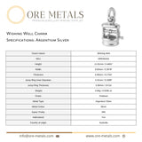 940 Argentium Silver - Wishing Well Charm