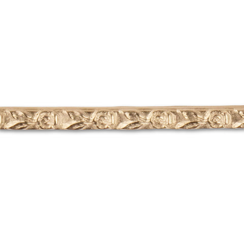 9ct Yellow Gold - Pattern "A" - Embossed Strip