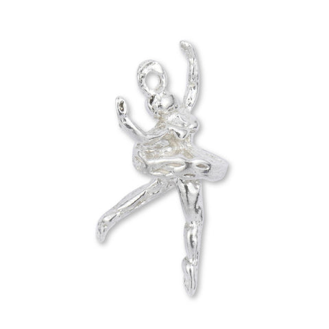 999 Pure Silver - Ballet Dancer Charm