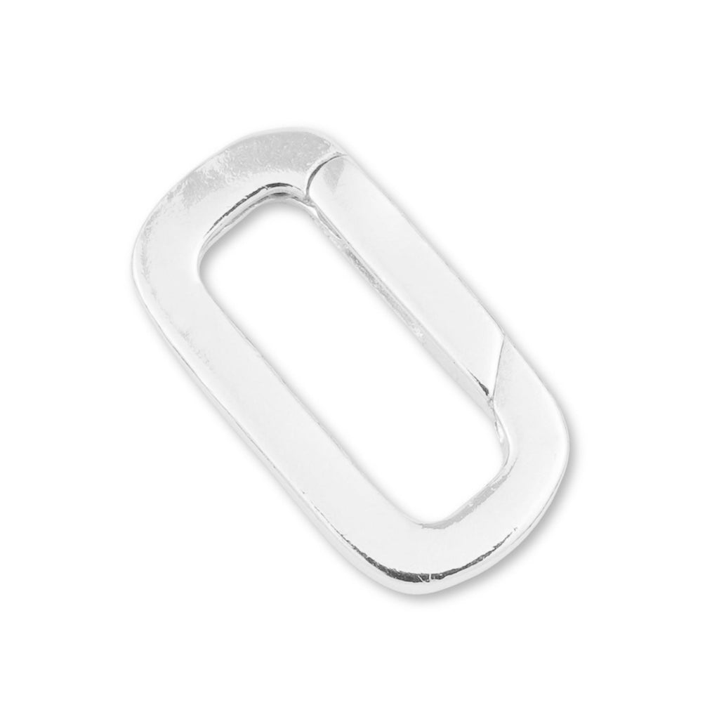 925 Sterling Silver - Regal Paperclip Clasp