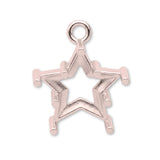 18ct Rose Gold - Star Prong Setting