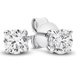 14ct White Gold - 1.02ct VS+ - Diamond Solitaire Studs