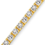 18ct Yellow Gold - 5ct VS+ Diamond - Tennis Bracelet