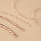 9ct Rose Gold - Twisted Wire