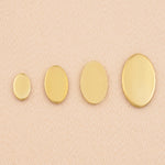 9ct Yellow Gold - Oval Stamping Blank