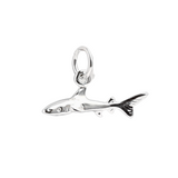 925 Sterling Silver - Shark Charm