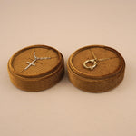 Caramel Brown - Round Necklace Box