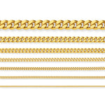 9ct Yellow Gold - Miami Cuban Link - Bracelet Chain