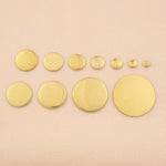 9ct Yellow Gold - Round Stamping Blank