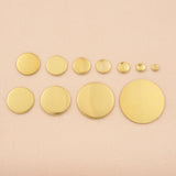 9ct Yellow Gold - Round Stamping Blank