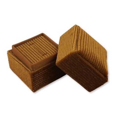 Caramel Brown - Square Ring Box